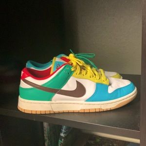 nike dunk low free 99 white